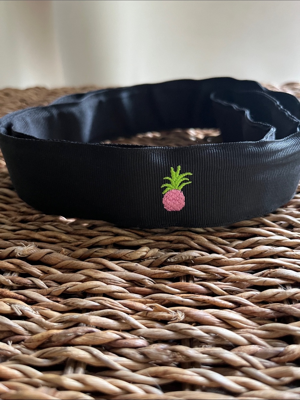 Women’s Eliza B Pink Pineapple Ribbon Belt